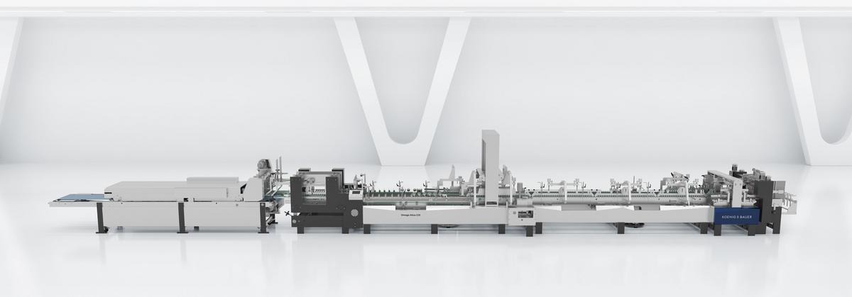 Omega Alius Folder Gluer – Koenig & Bauer Duran Omega Alius folder gluer from Koenig & Bauer Duran