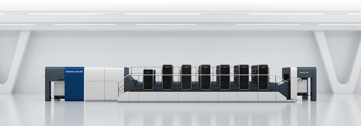 Rapida 106 Medium Format Sheetfed Offset Printing Press - Koenig & Bauer Sheetfed