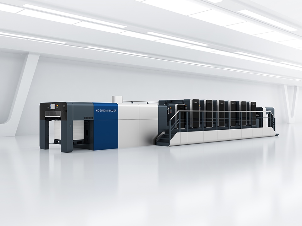 Rapida 105 Mittelformat-Bogenoffsetdruckmaschine - Koenig & Bauer Sheetfed